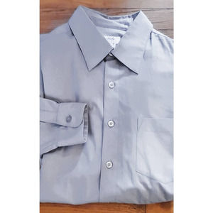 Dress Gray Shirt  Anto Beverly Hills Custom Hollywood Bespoke Shirtmaker XL*